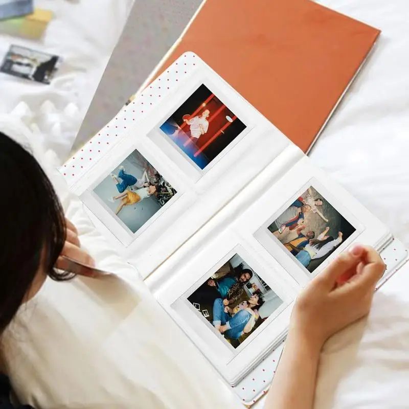 64 Pockets Photo Album Instant Camera 3 inch Pictures Storage Case Stamps Tickets Cards for Instax Mini 12/11/9/8