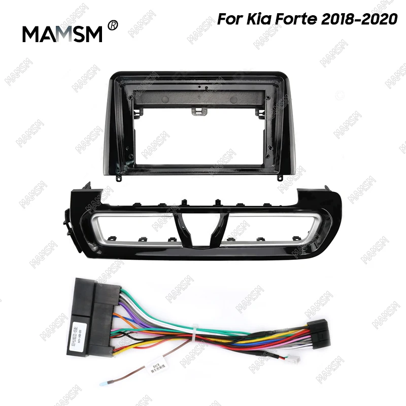 MAMSM 9 Inch Car Frame Fascia Adapter Android Radio Dash Fitting Panel Kit For Kia Forte 2018 2019 2020