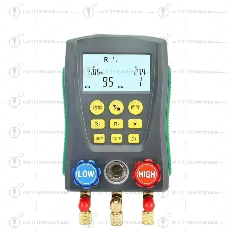 Automotive Air Conditioning Vacuum Pressure Gauge, Air Conditioning Temperature Tester, Valve Tools