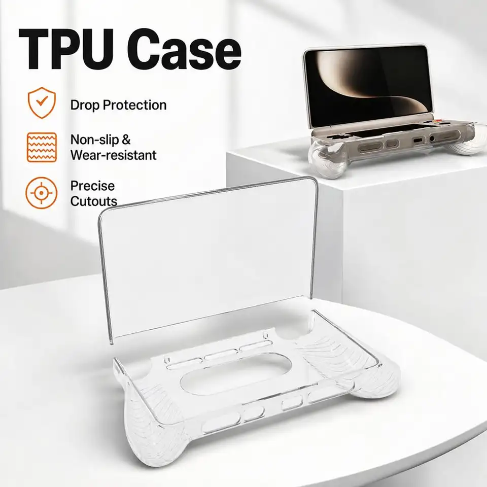Clear protective TPU grip case for AYN Thor