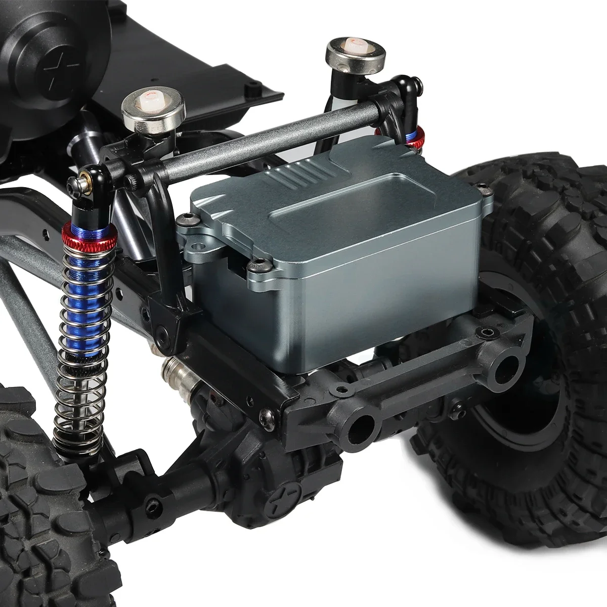 Boîte de réception en alliage d'aluminium CNC, plateau électronique ESC, boîte d'équipement pour voiture 1/10 RC Rock Crawler Axial SCX10 D90 D110 châssis bricolage