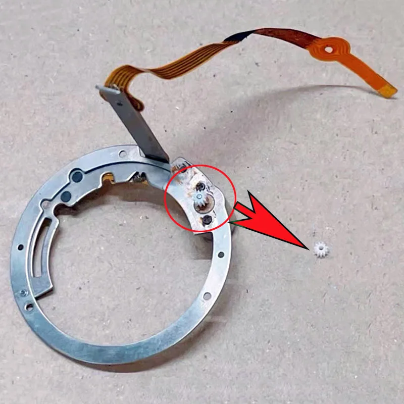 2 قطعة أجزاء إصلاح تروس بلاستيكية بفتحة قزحية جديدة لسيجما 35 مللي متر f/1.4 و50 مللي متر f/1.4 DG HSM عدسة فنية (لتركيب كانون)