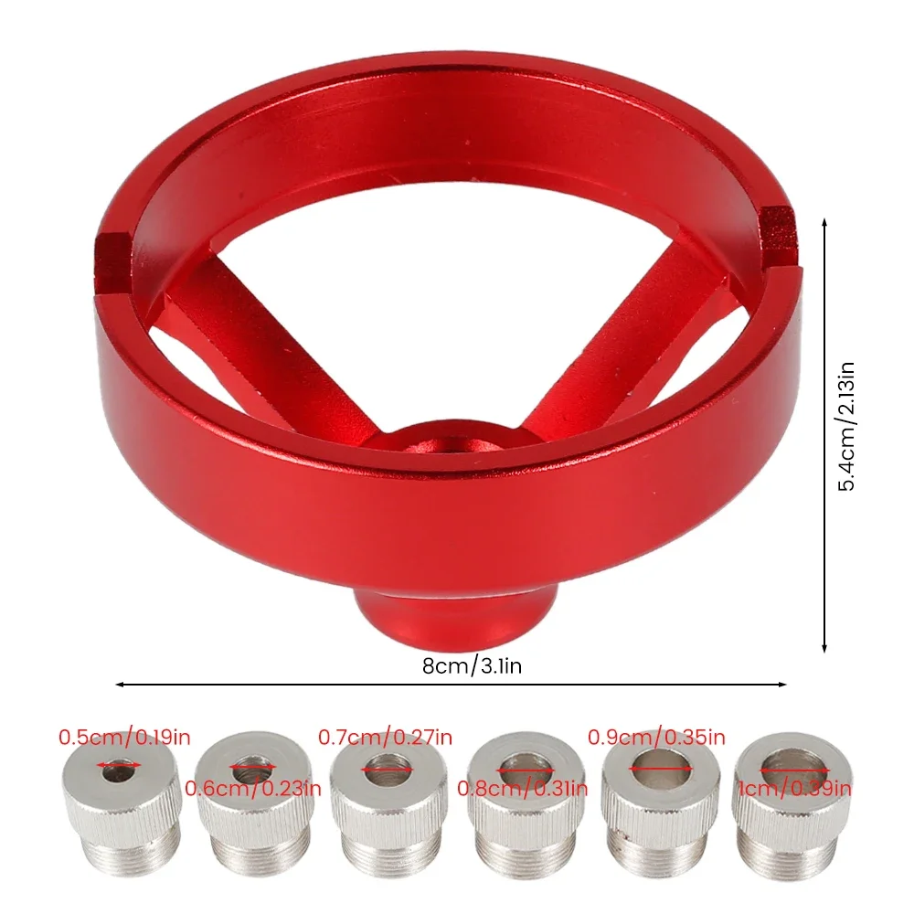 5/6/7/8/9/10mm Guida per trapano verticale Posizionatore Dispositivo 3in1 Dritto Carpenteria Foro Trapano Punzone Localizzatore Incernierato Strumento per la lavorazione del legno