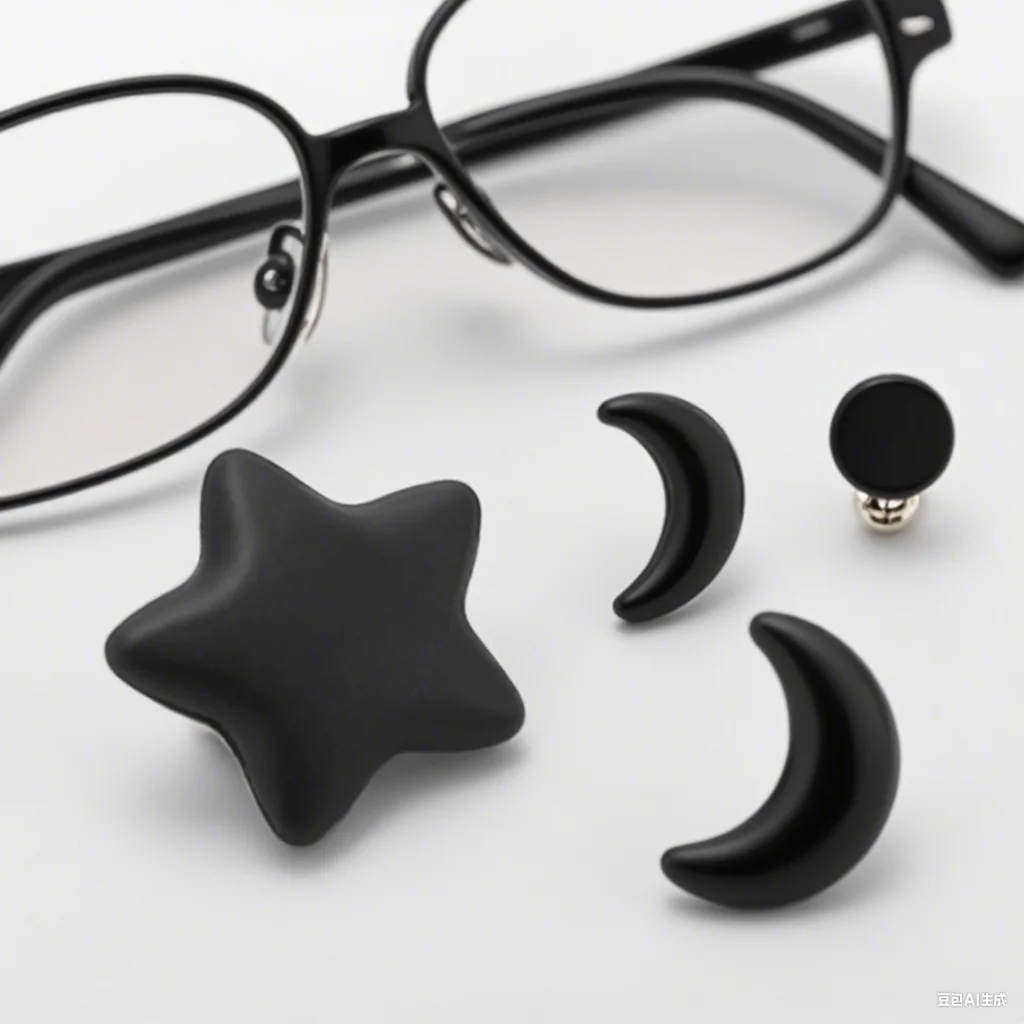 5 Pairs Silicone Star Moon Anti Slip Ear Hook Eyeglass Eyewear Accessories Eyeglasses Grip Temple Tip Holder Spectacle Eyeglass