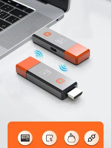 Wireless HDMI-Compatible Video Transmitter and Receiver Extender kit TV Stick Dongle Adapter For PC Camera Laptop To Monitor TV