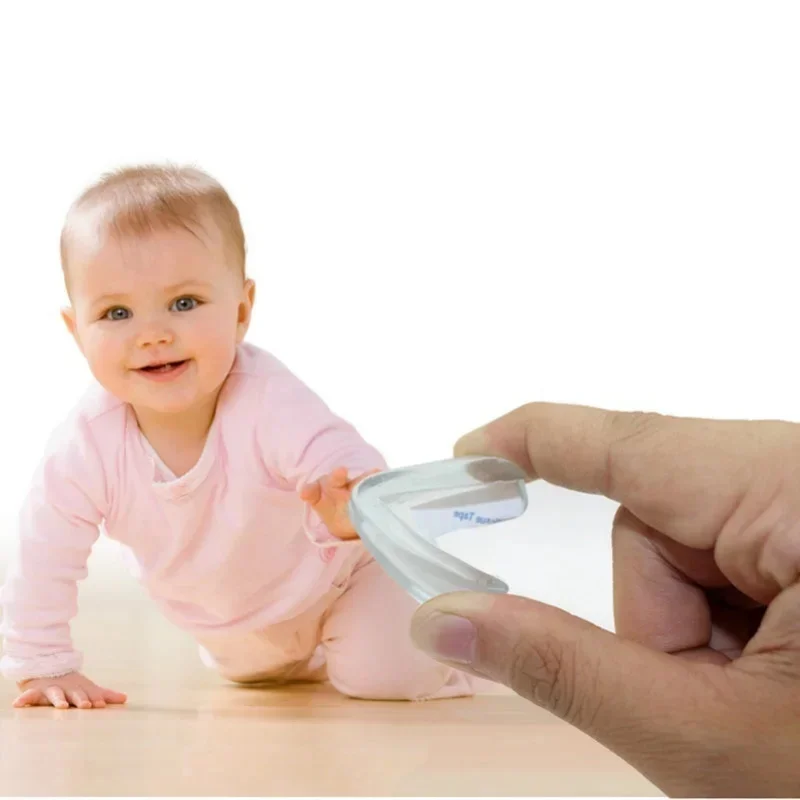 20PCS Child Safety Transparent Silicone Protector Table Corner Protection Cover Children Anticoll Liquid Silicone Rubber