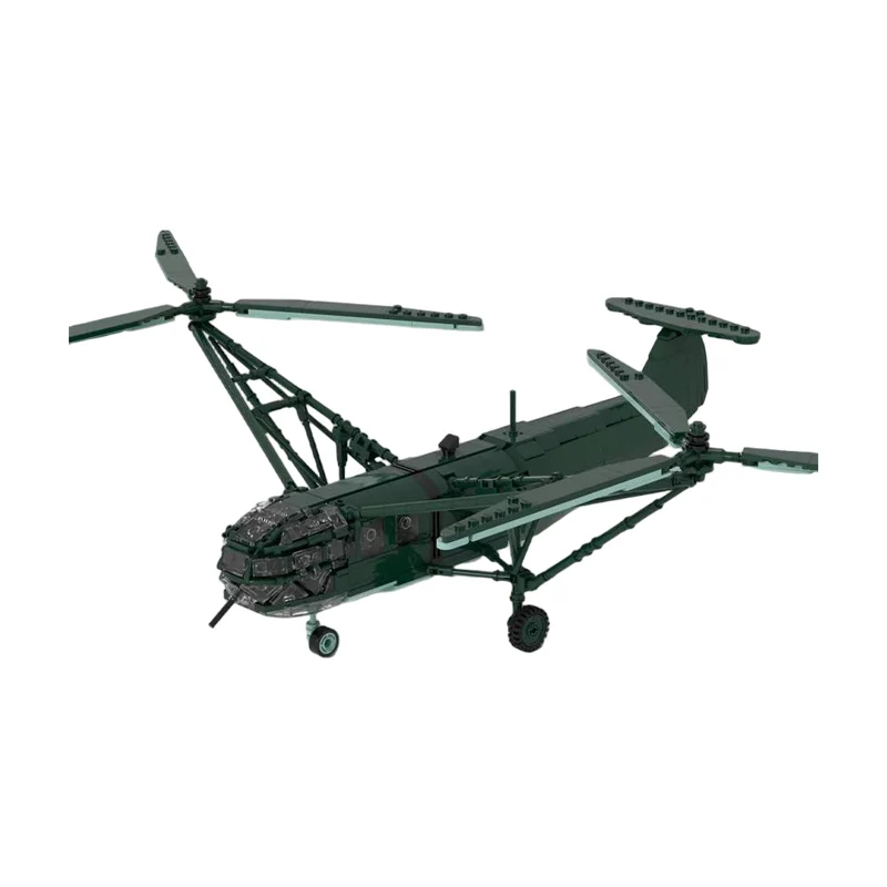 Fa-223 Transport Helicopter Model MOC Building Bricks War Equipment Style Modular Technology Gifts Holiday Assemble Toys Suit