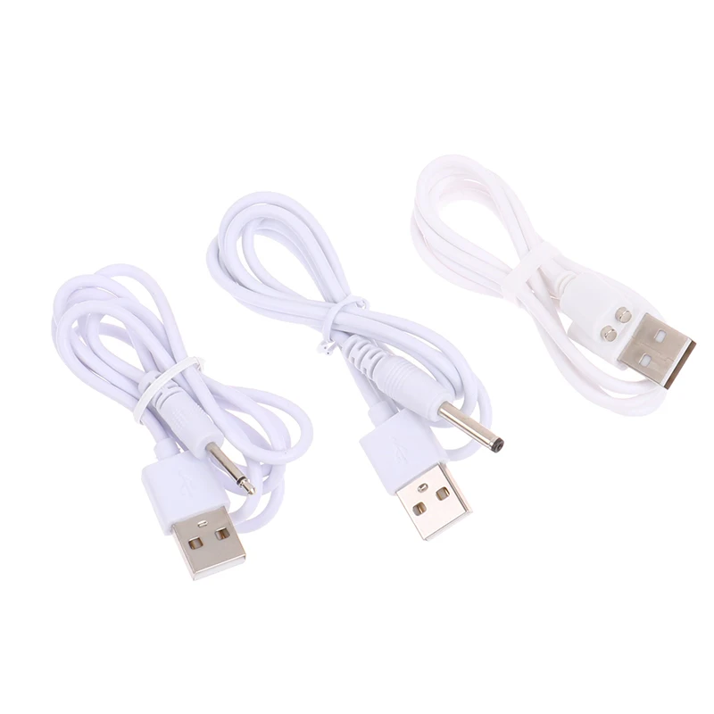 1PCS 충전 케이블 교체 DC 충전 케이블 2.5mm USB 어댑터 코드 빠른 충전 코드 새로운 마사지 제품 액세서리