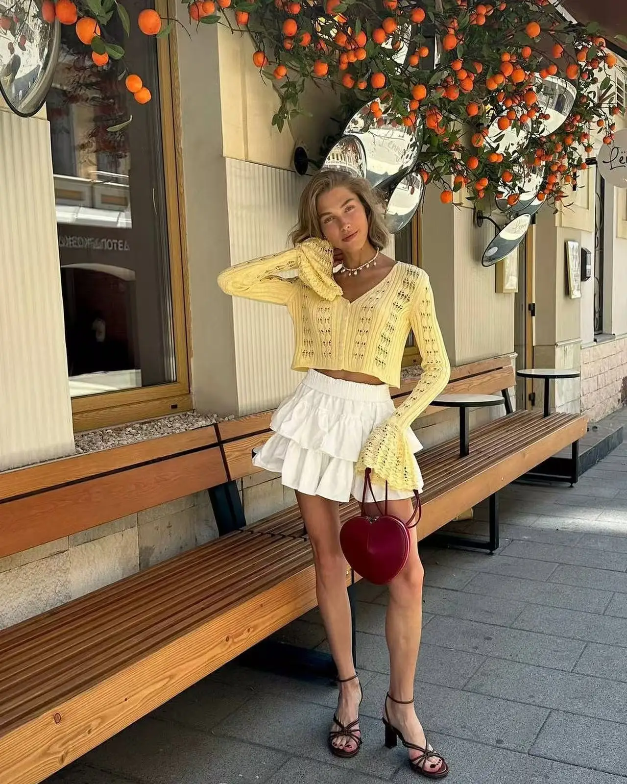 Elegant Casual Sexy Hollow Out Cardiganr Women V-Neck Knit Single Breasted Full Sleeve Top 2025 Summer Fashion New Chic Knitwear