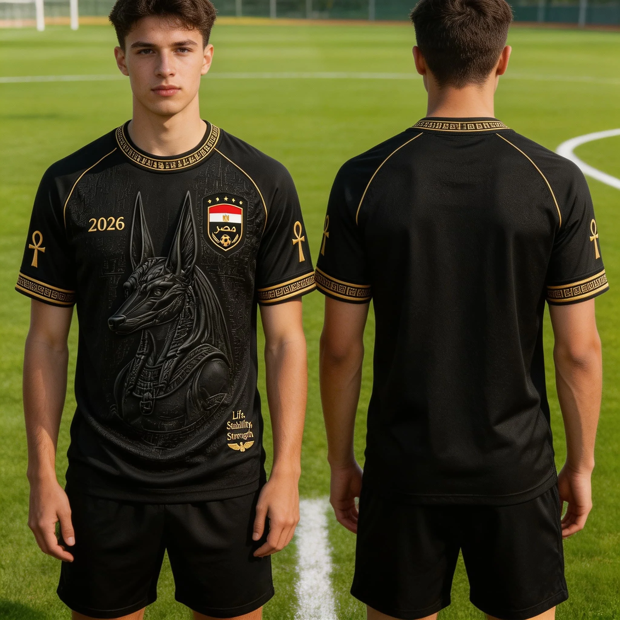 Egypt National Team Raglan Football Ancient Relief Sport Women's Tshirt Unisex Tee Top Short Sleeve Quick Drying Men's T Shirt