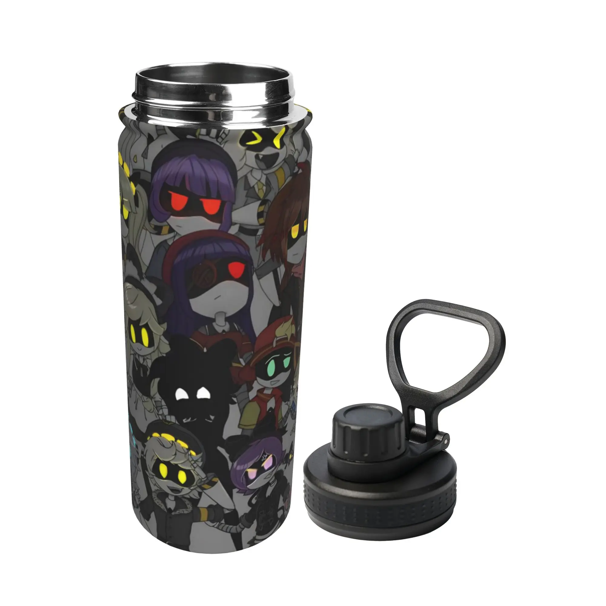 Uzi Doorman Murders Drones 18OZ Sports Insulated Kettle  Coffee Cups Stainless Steel Car Mug Spill Proof