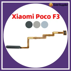 Original For Xiaomi Poco F3 Fingerprint Sensor Home Return Key Menu Power Button Flex Ribbon Cable