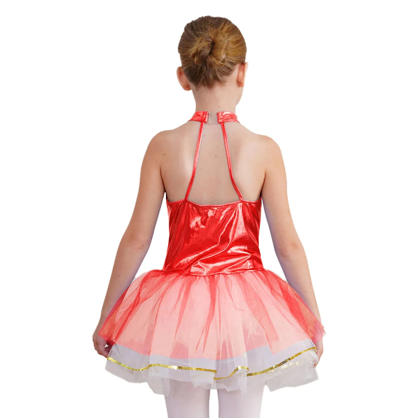 Robe Tutu de Ballet pour Bol, Canne Bonbon, Elfe Rayé, Noël, Père Noël, Chérie, Ballerine, Justaucorps, Patinage Artistique, Vêtements de brev