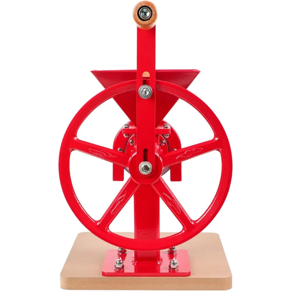 Manuelle Handkornmühle. Küchenweizenmehlmühle. Exklusiver Click & Lock-Einstellknopf. Schleifgrate aus Edelstahl