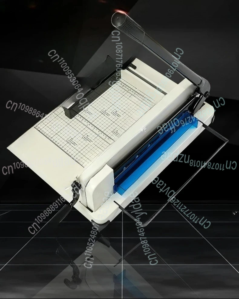 858-A3 44 مللي متر ماكينة قطع الورق اليدوية 17 "A3 قطاعة الورق الثقيلة المقصلة الة قطع الورق 400 ورقة ماكس #4