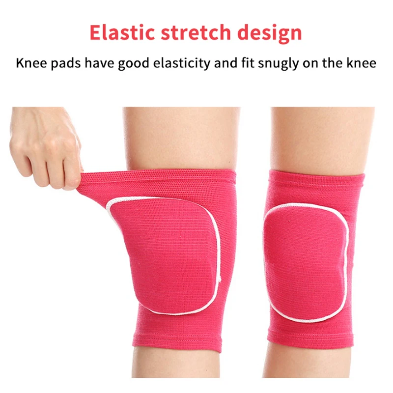 1Pair Dancing Sports Knee Pads For Men Women Kids Knees Protective Braces Dance Yoga Volleyball Football Running Cycling Tennis