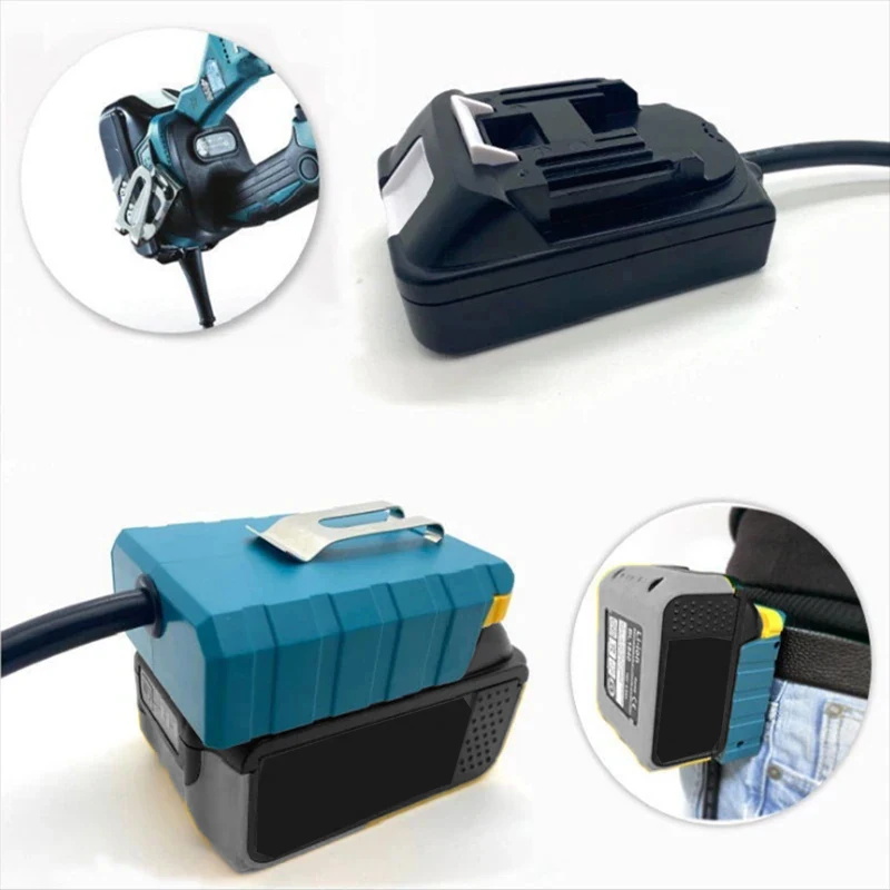 

Portable Battery Extension Cord Tool For Makita 18v Battery weight reducer For Dewaltt 18v 20v max For Bosch For Milwaukee 18V