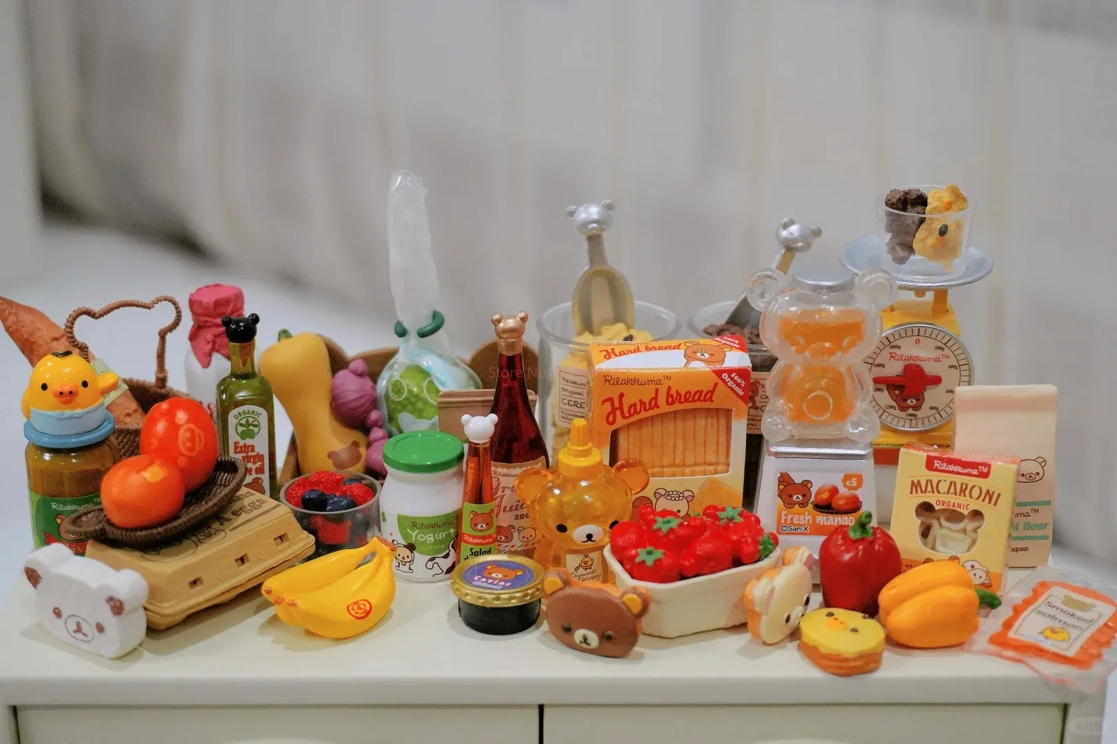 Re-Ment リラックマEasy Bear'S Natural Market Shopping Refrigerator Food Convenience Storere-Ment Miniaturization Action Figure Gift