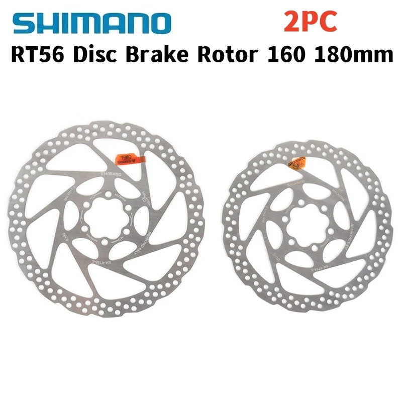 Shimano DEORE M6000 Series Brake Rotor SM-RT56 Centerline 160 180mm Mountain Bike Hydraulic Disc Brake Rotor Only for Resin Pads