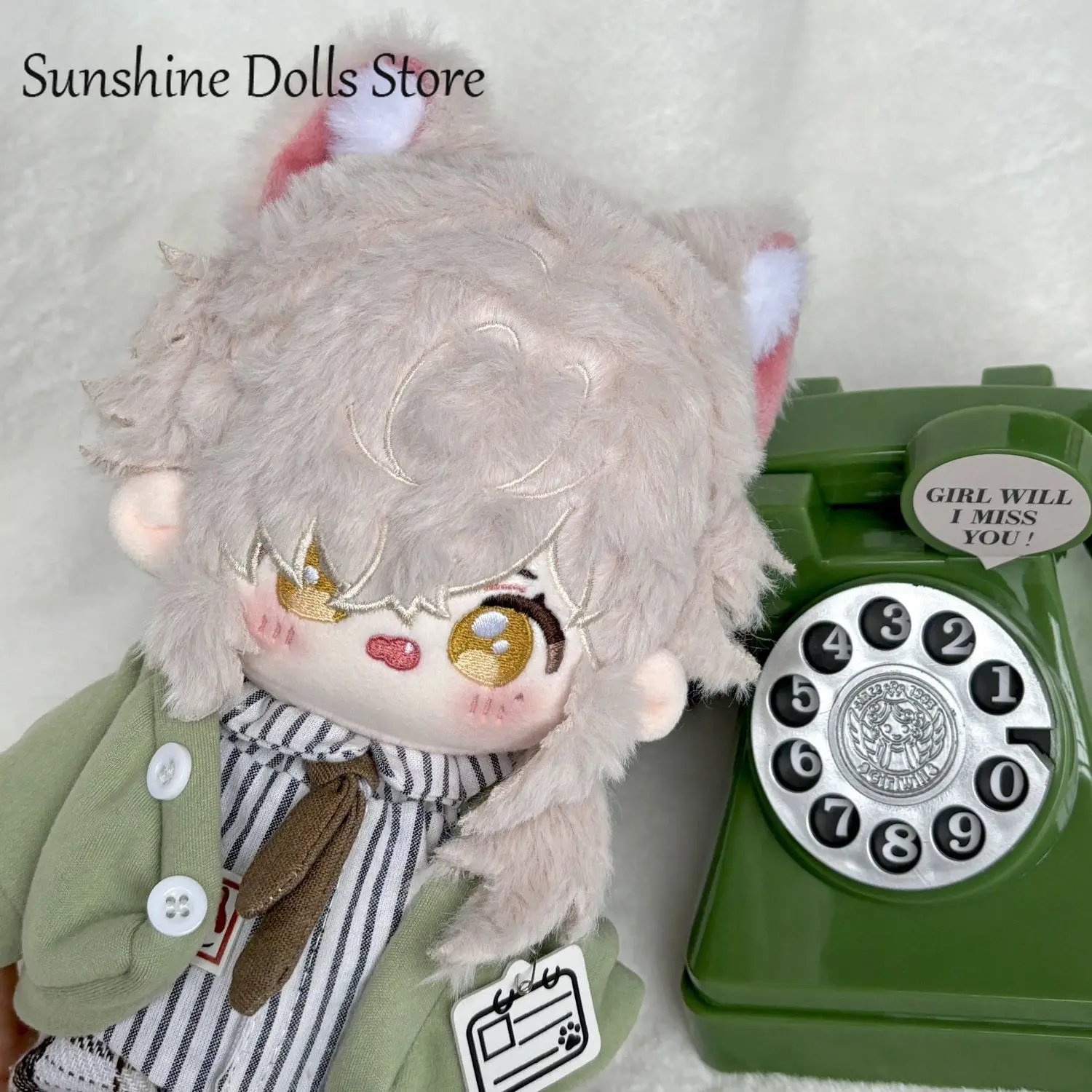 

Game Honkai: Star Rail Jing Yuan 20CM Cute Plush Cotton Doll Plushie Anime Figure Mascot Toys Cosplay Birthday Gifts
