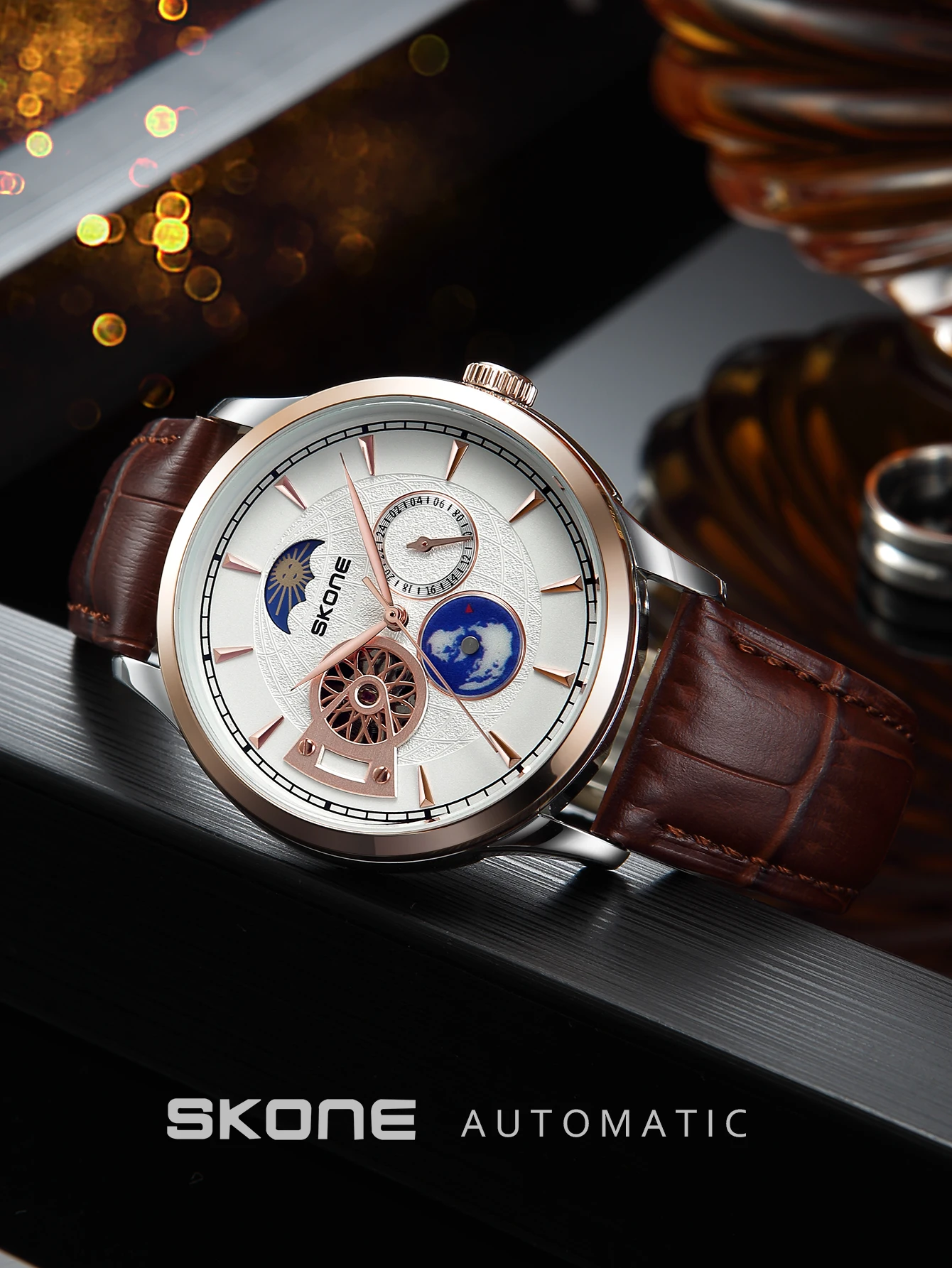 watch-men's-waterproof-business-casual-simple-belt-moon-phase-hollow-out-fully-automatic-mechanical-watch