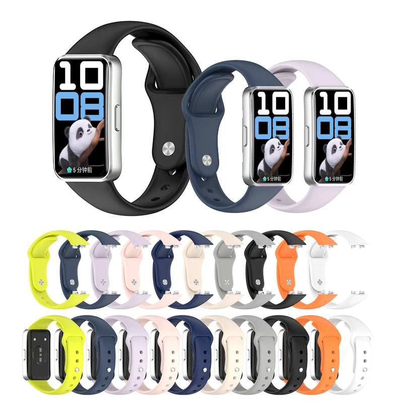 Силиконовый ремешок для спортивного браслета Huawei Band 10, для Huawei Band 9-8