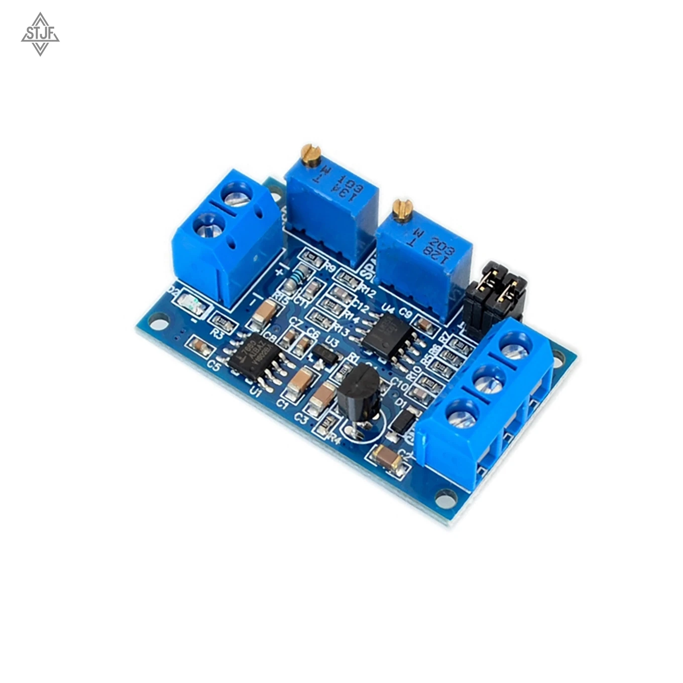 STJF Current flow voltage module 0/4-20mA to 0-3.3V5V10V voltage transmitter signal conversion conditioning