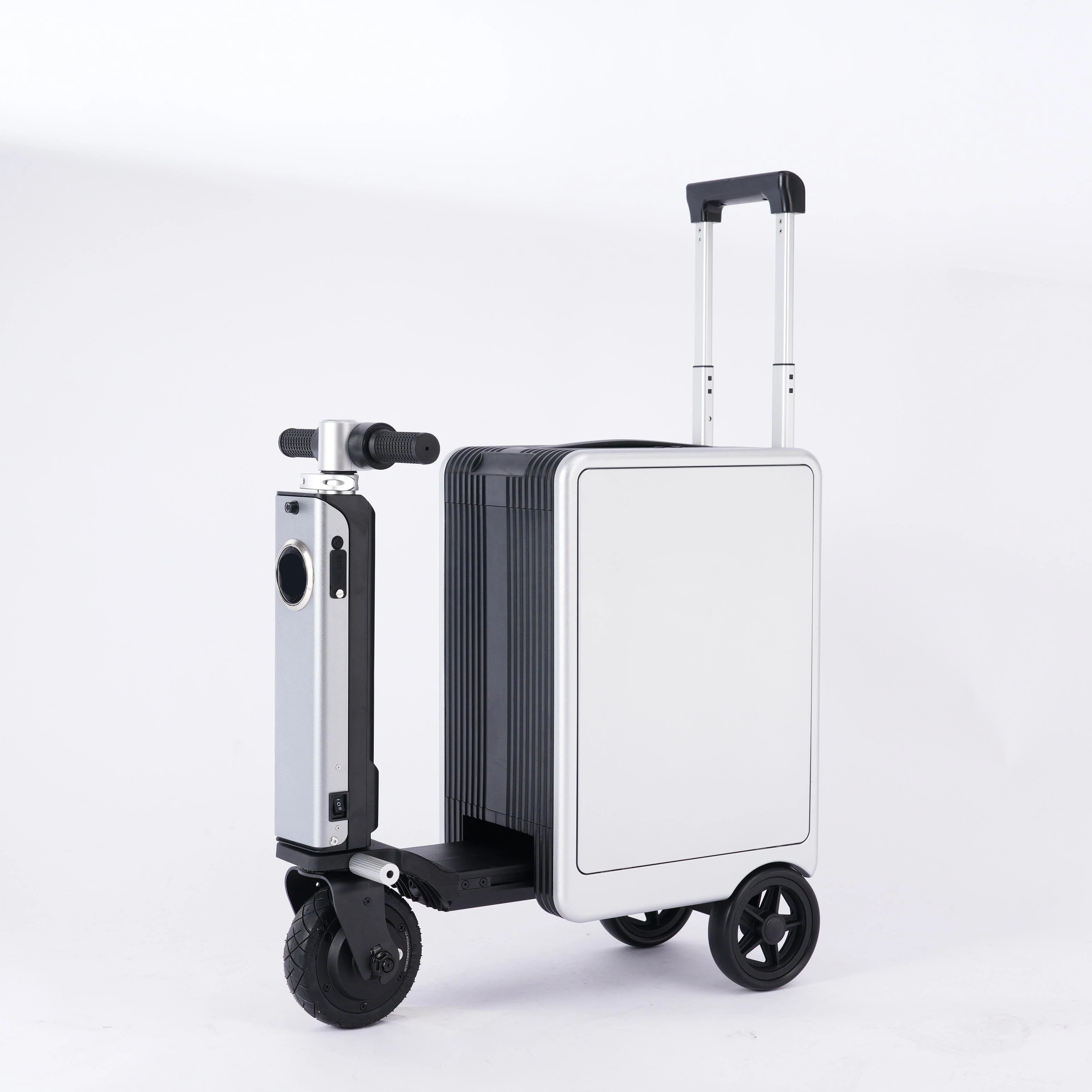 

2026 new arrivals Luggage Electric Scooter USB Charging Bluetooth Electric Luggage Riding Scooter Suitcase Board the Plane Trave
