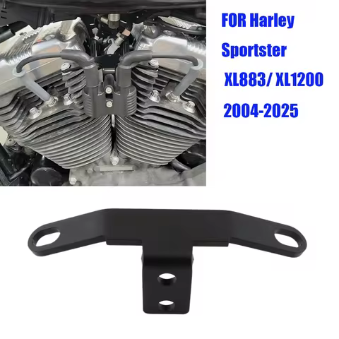 FOR Harley Sportster XL883/ XL1200 2004-2025 Sportster X48/V72 2012-2025Motorcycle Coil Ignition Relocation Side Bracket