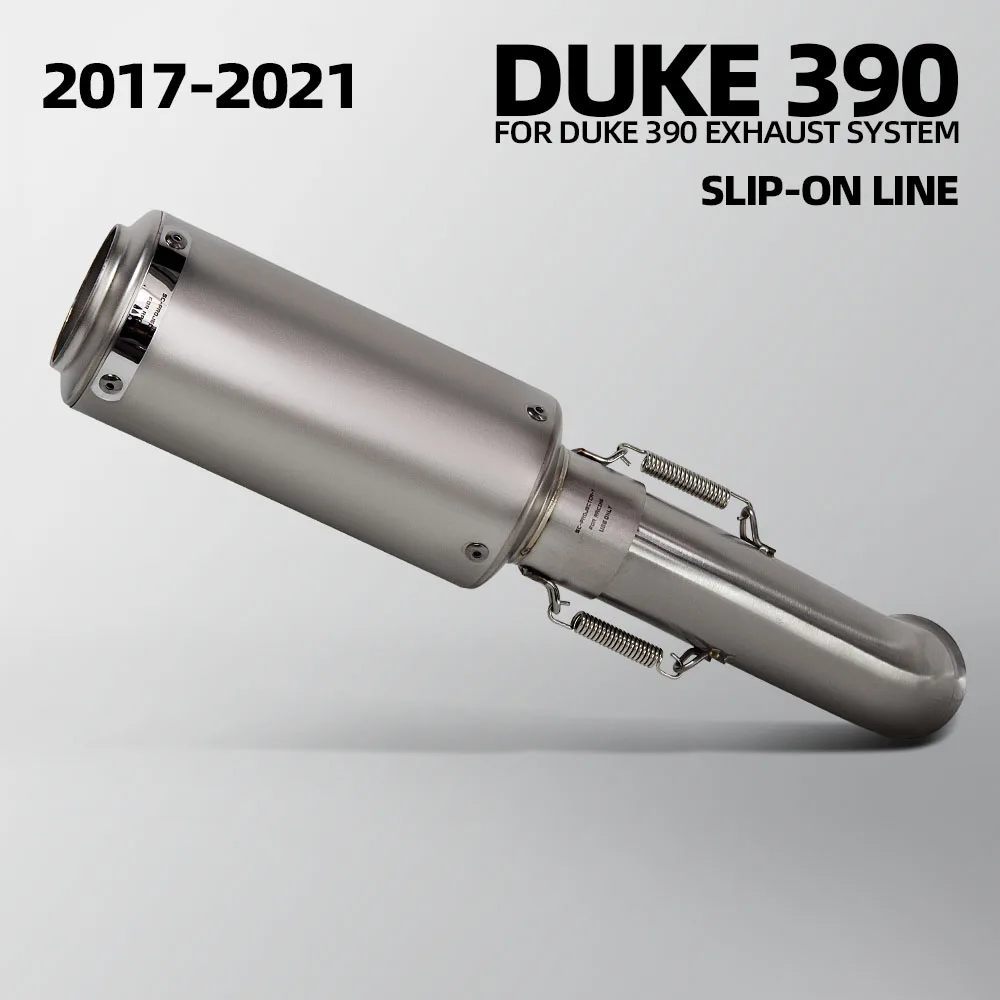 390Duke Auspuff-Schalldämpfer für RC390 125/250/390 Duke 2017-2020 RC125 2017-2021 Motorrad Slip-on Auspuffanlage Endrohr