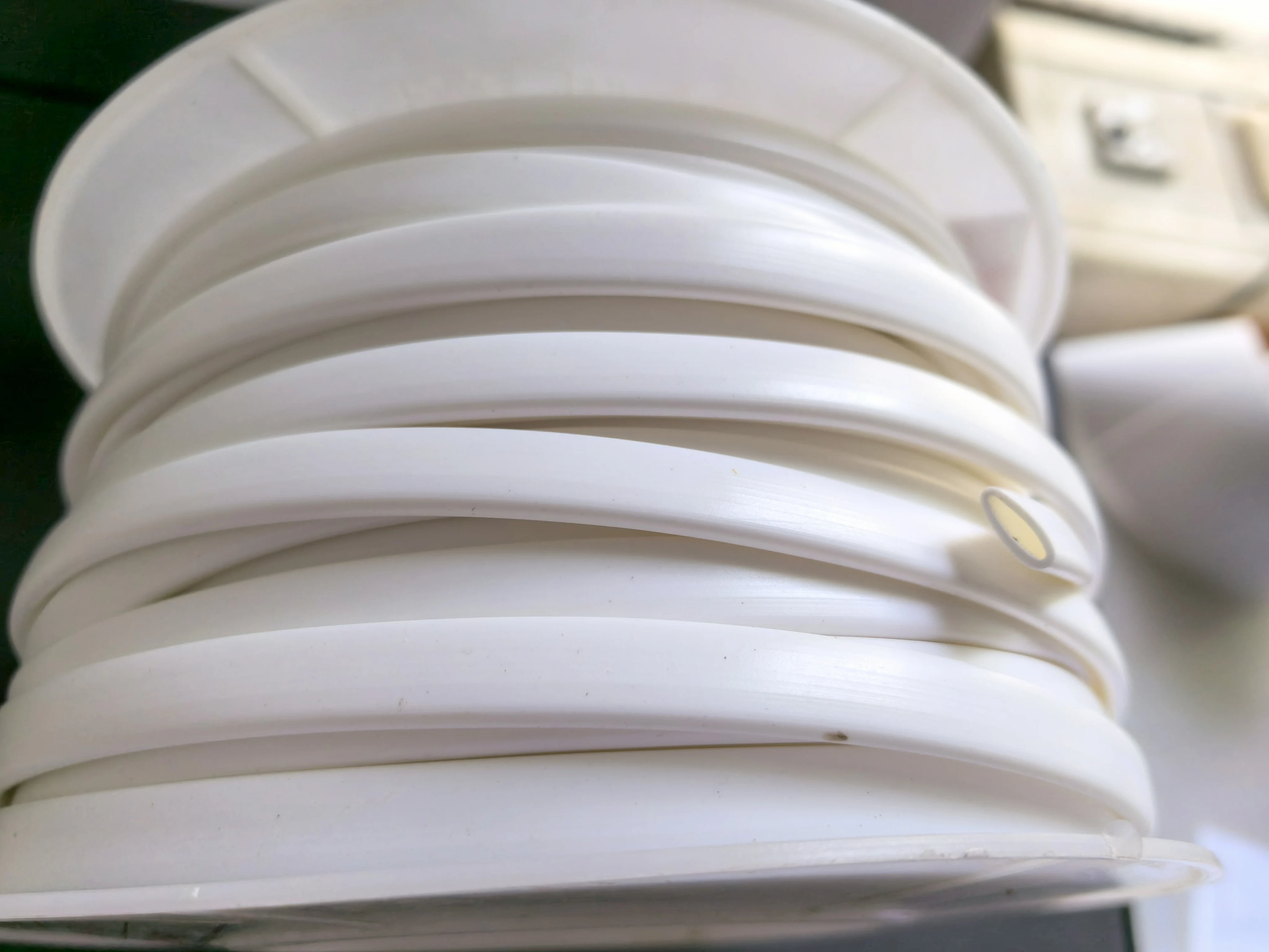 Flat cable number pipe PVC number pipe Flat cable sleeve White cable number pipe