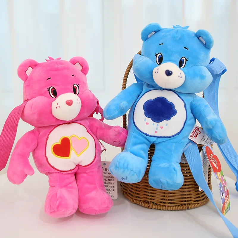 

Care Bears Plush Backpack Stuffed Toys Doll Celebrity Same Style Cute Bags Soft Comfortable Plush Toys Birthday Christmas Gifts