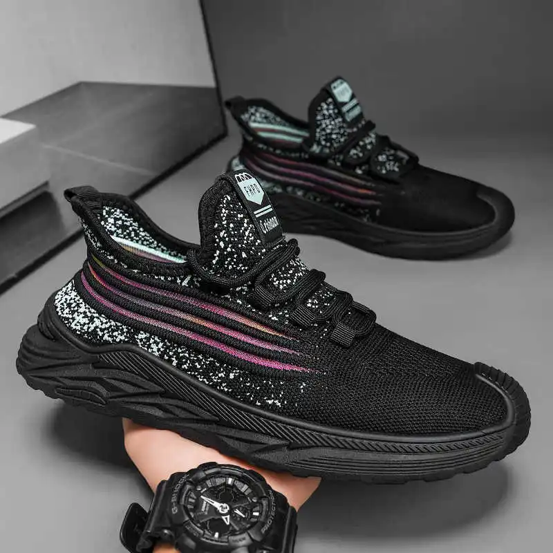 

Perforated Ete Man's Big Size Sneakers Woven Black Tennis Size 45 Shoes Sports Authentic Sports-et-leisure Unique Funky