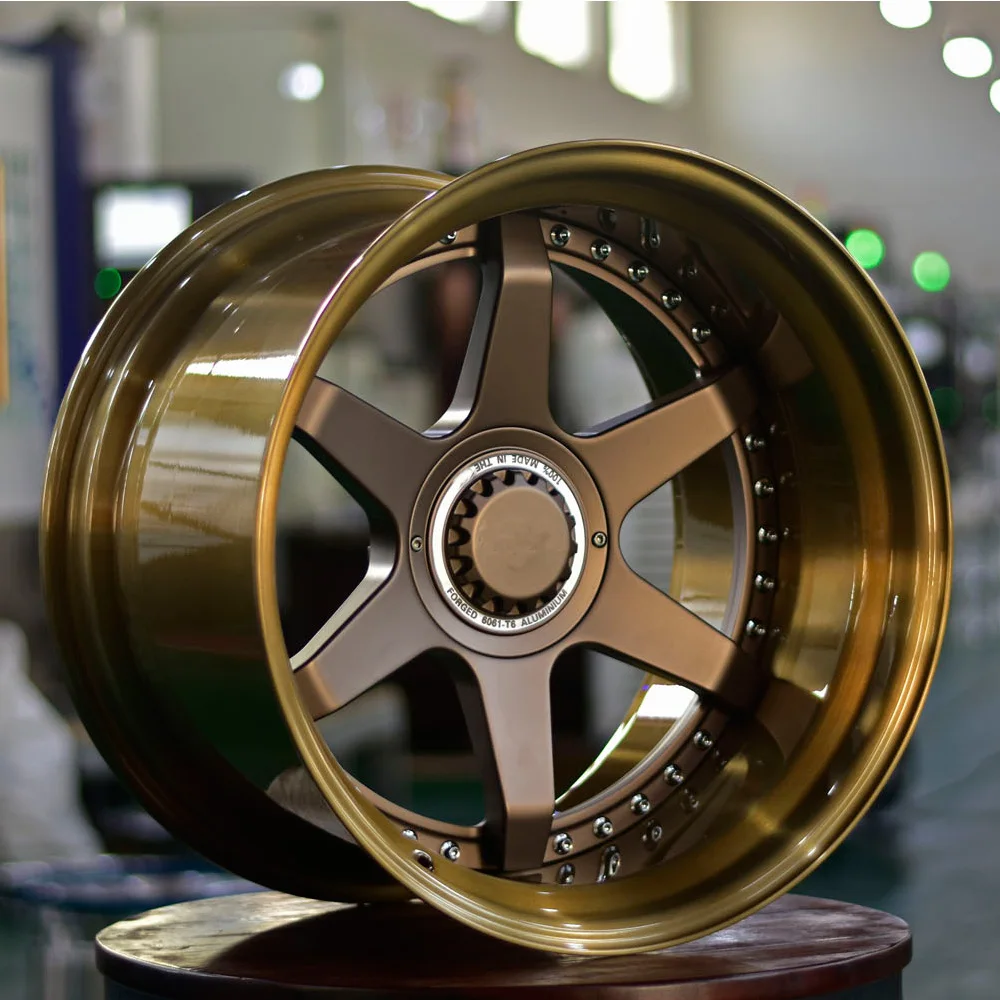 Custom 2 Piece Forged Five Spoke Wheels 17-22 Inch 10J 5x112 5x120 Shell Polished Deep Lip For Audi For Porsche For Bentley W166