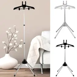 Steamer Stand Telescopic Garment Steamer Rack Height Adjustable Garment Foldable Standing Garment Hanger for Steaming Clothes