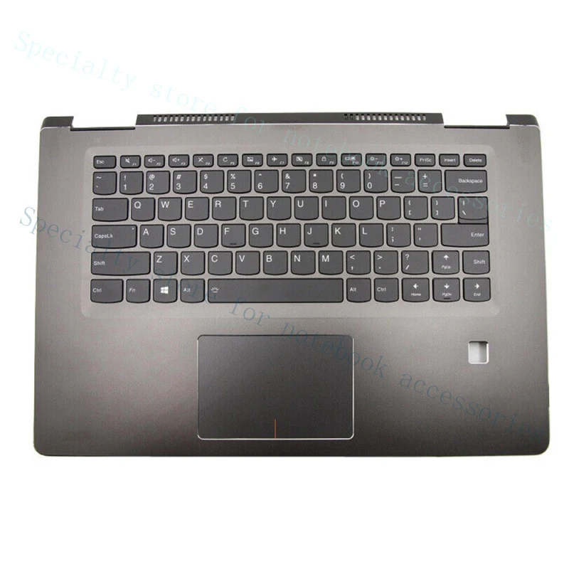 

A+ Palmrest Backlit Keyboard Cover For Lenovo YOGA 710-15IKB Black 5CB0M14147 US