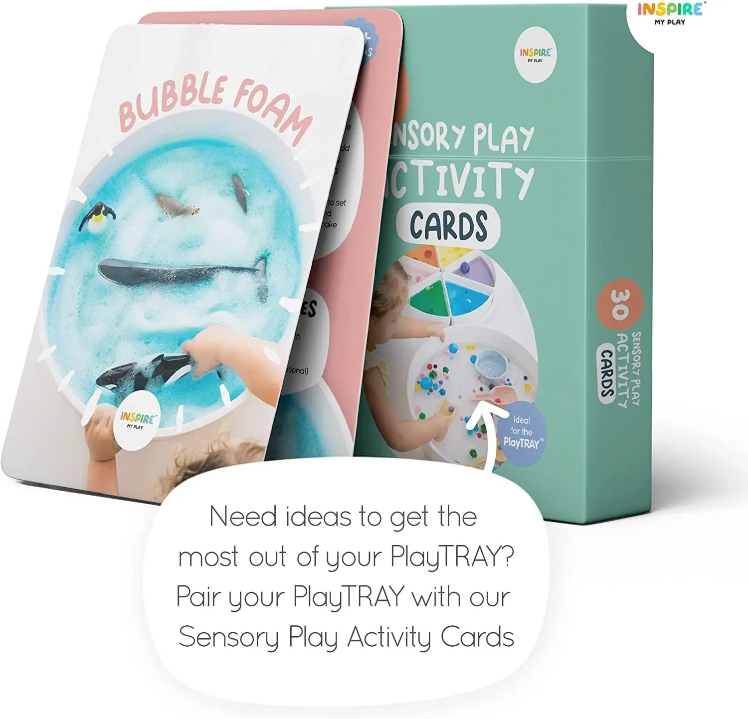 Papelera sensorial con tapa e insertos de almacenamiento extraíbles, contenedores sensoriales para manualidades de niños pequeños, juguetes sensoriales para niños autistas