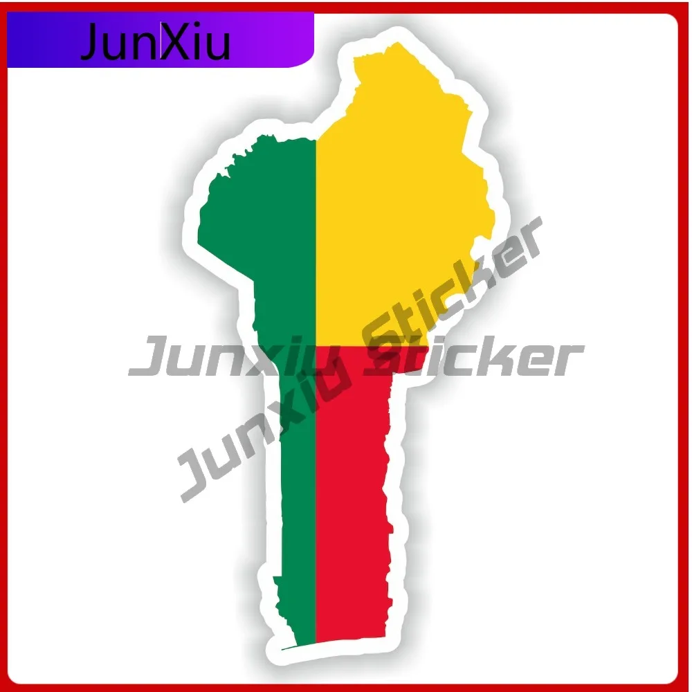 

Benin Map Flag Silhouette Vinyl Sticker Graphics Bumper Moto Waterproof Decals Motorcycle Stickers For Cars Sticker Car Decorati