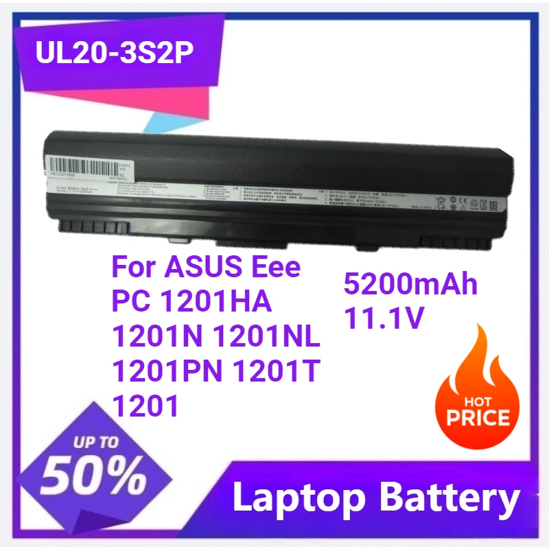 

UL20-3S2P Аккумулятор для ноутбука ASUS Eee PC 1201HA 1201N 1201NL 1201PN 1201T 1201HA 1201N UL20A UL20A-A1 UL20 A31-UL20 A32-UL20