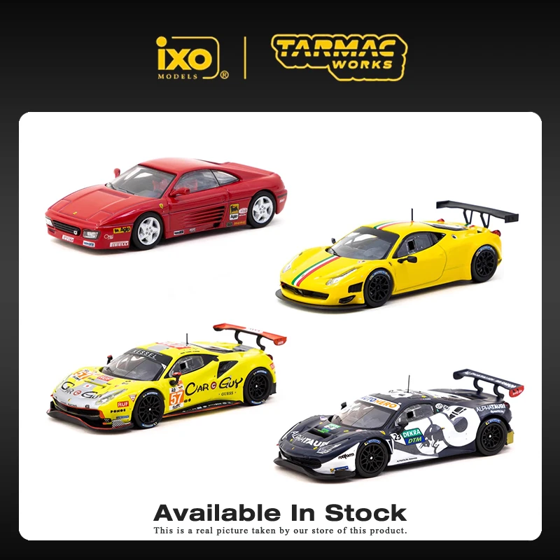 

TW In Stock 1:64 Ferrari 348 Challenge 458 Italia GT3 488 Diecast Car Model Collection Toy Tarmac Works