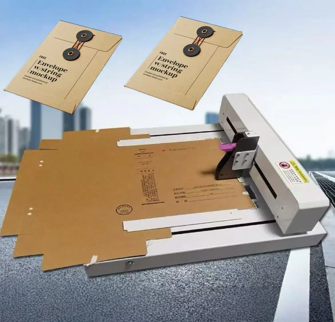 Inkjet Desktop Printer Print Range for File Bag Folding Box Paper Gift Bag Logo Image