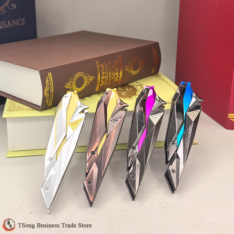 22cm Valorant Singularity 2.0 Butterfly Foldable Alloy Toy Matel Model Unopened Blade Game Collectible Official Merchandise - Image 2