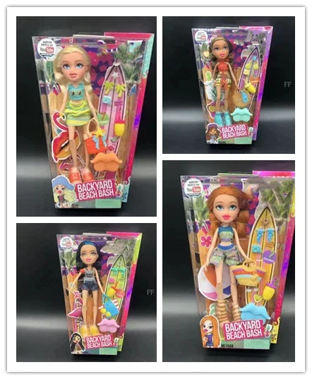 

Original Bratzillaz Dolls Backyard Beach Bash Girl Doll Fashion Hair Mixed Skin 11 Joints Bratzdoll Best Gift