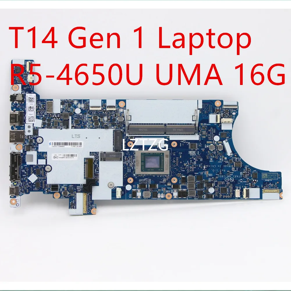 

Материнская плата для ноутбука Lenovo ThinkPad T14 Gen 1, системная плата R5-4650U UMA 16G 5B20Z25379