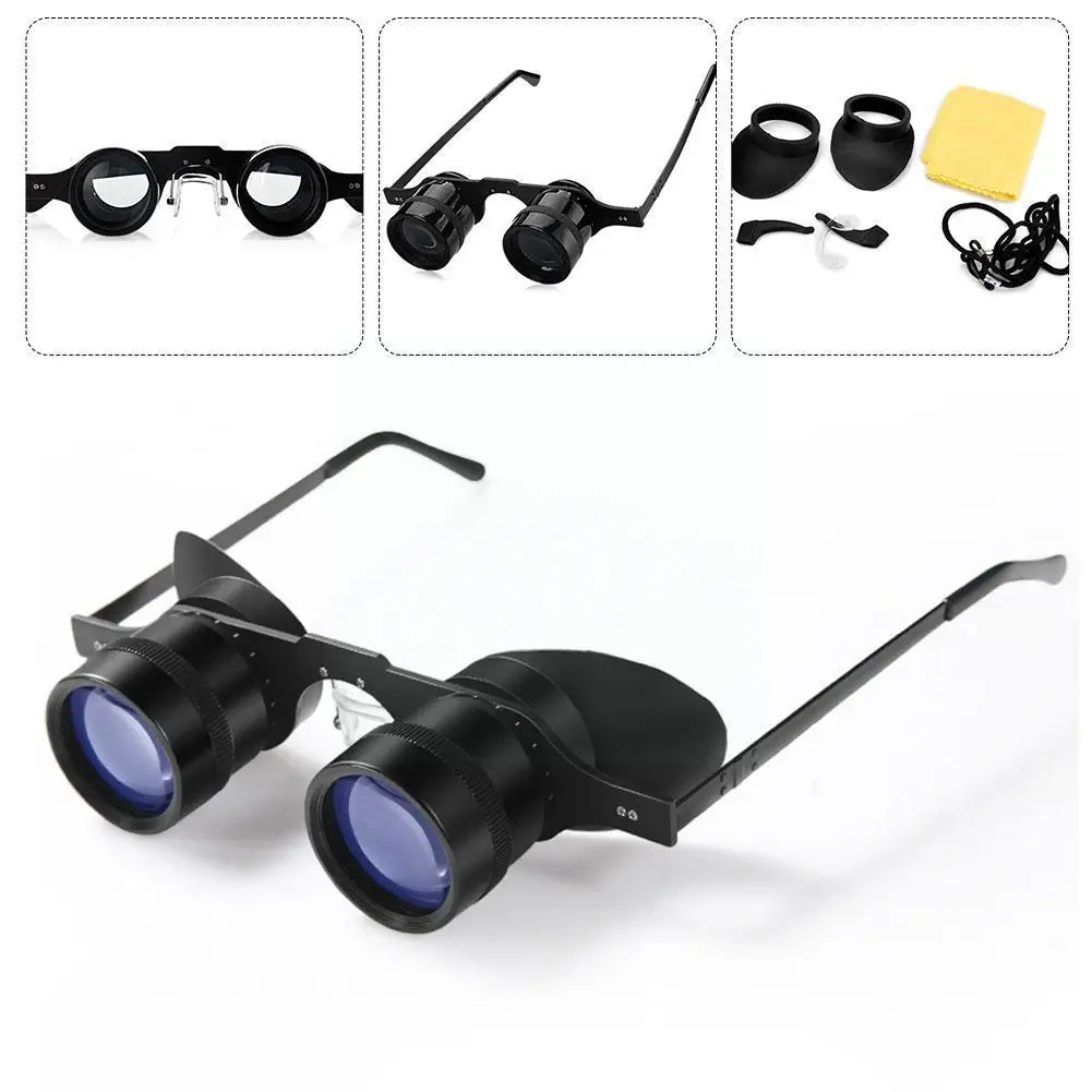 

New Fishing Glasses Telescope Ultralight Hand Free Spectacle Camping Night Binoculars Adjustable Goggles Type Fishin R5g9