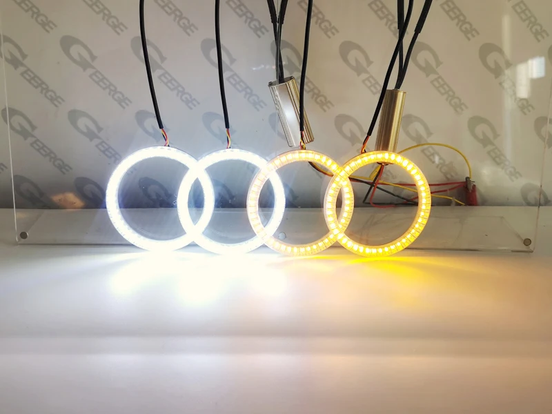 Geerge لكيا سبورتاج 4 Mk4 Kx5 2015 2016 2017 2018 2019 الترا برايت ضوء النهار بدوره إشارة Led عيون الملاك عدة خواتم هالة