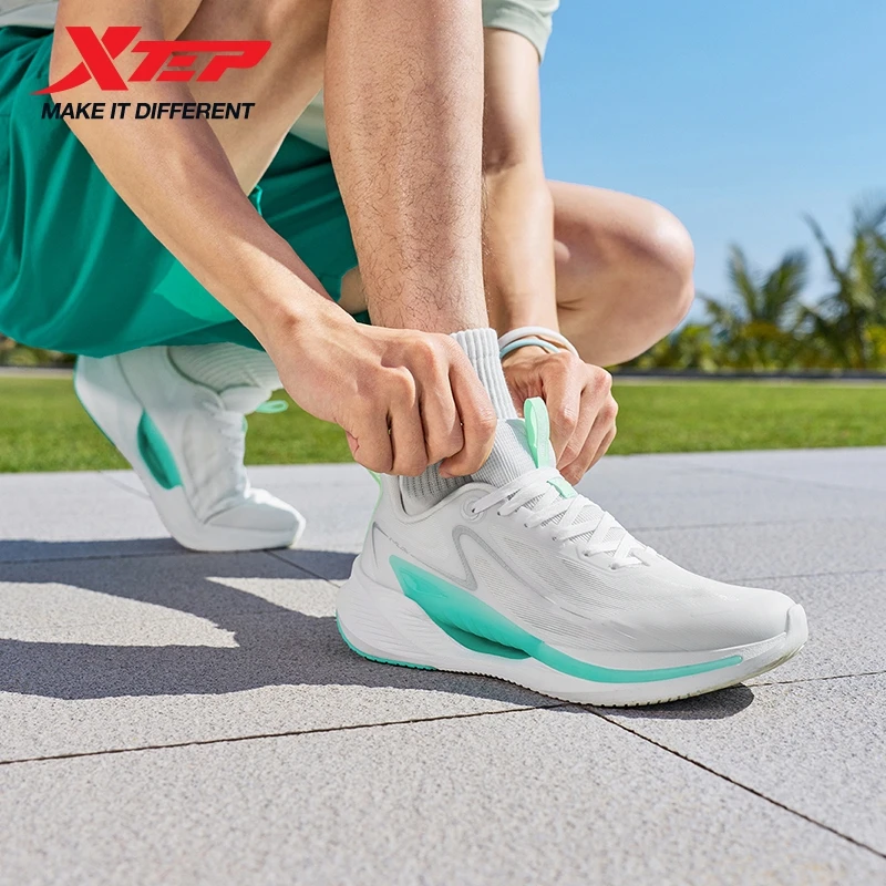 Xtep X-FLOW 9 2026 For Men's Rebound Support  Anti-Slip Shock Absorption Elasticity Sole Daily Outdoor Sports Shoes 874219110013