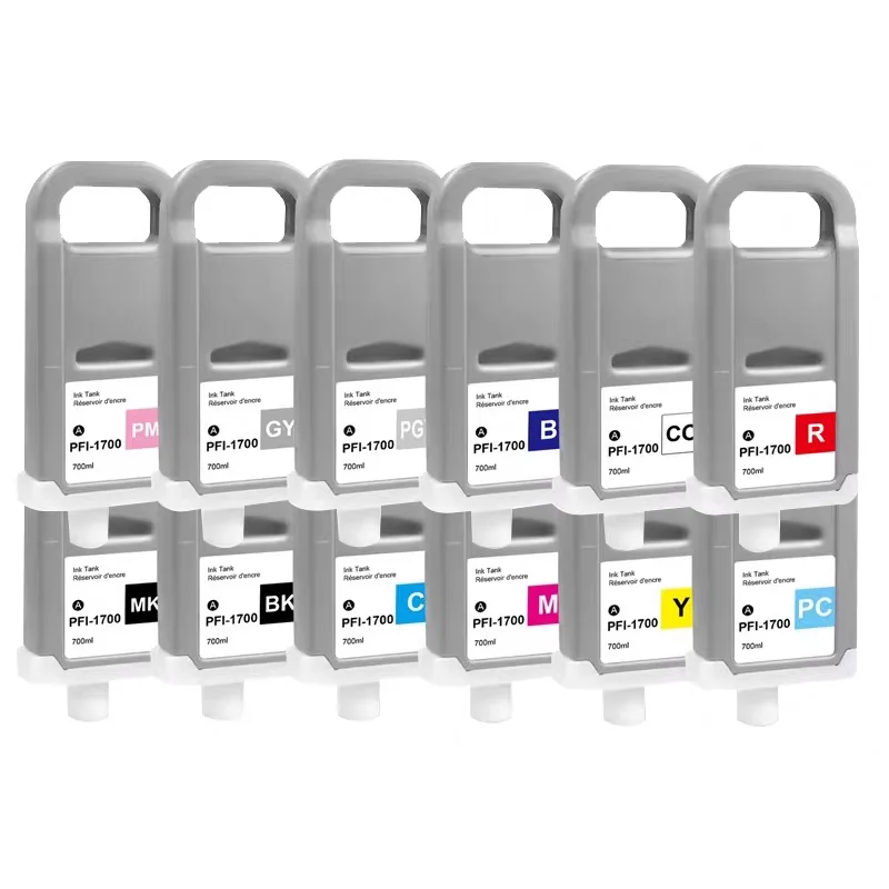 

Чернильный картридж PFI-1700, 700 мл, повышенной емкости, совместимый с принтерами Canon PRO-2000, PRO-4000, PRO-4000S, PRO-6000S