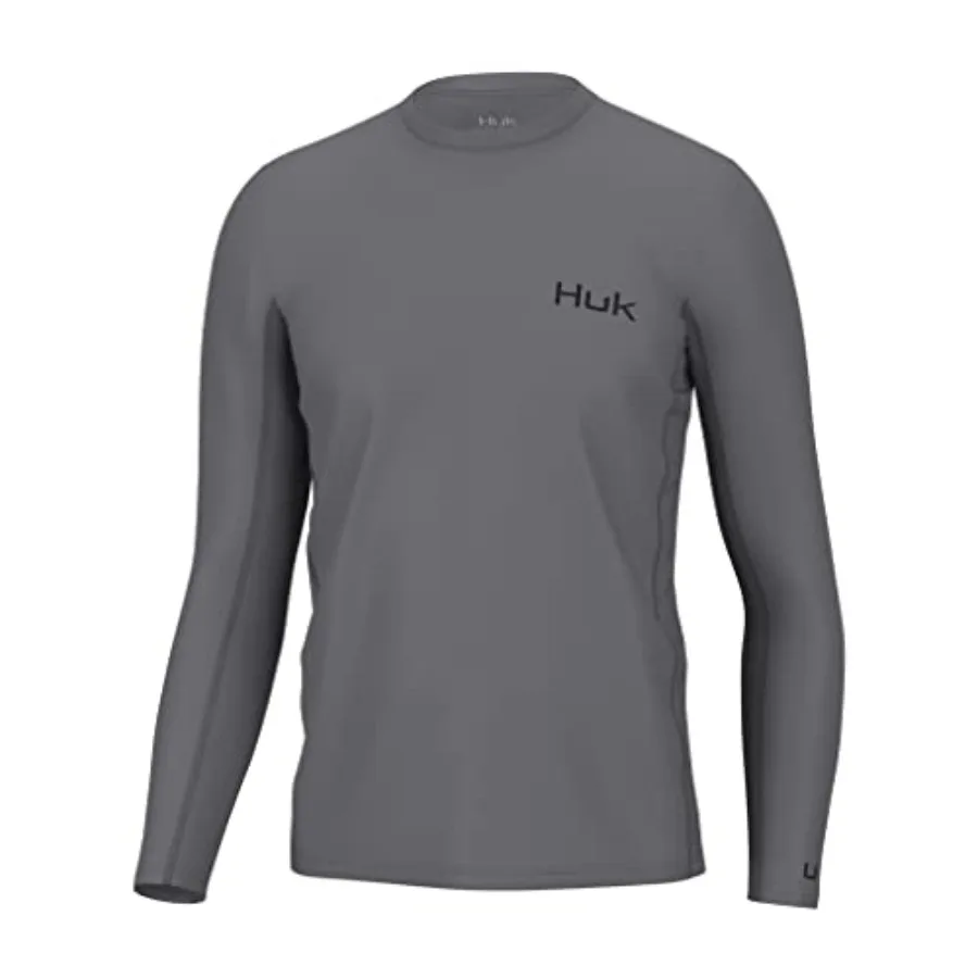 

Men's fishing shirt for outdoor performance, quick-dry polyester, navy blue, UPF 50+ sun protection and moisture-wicking