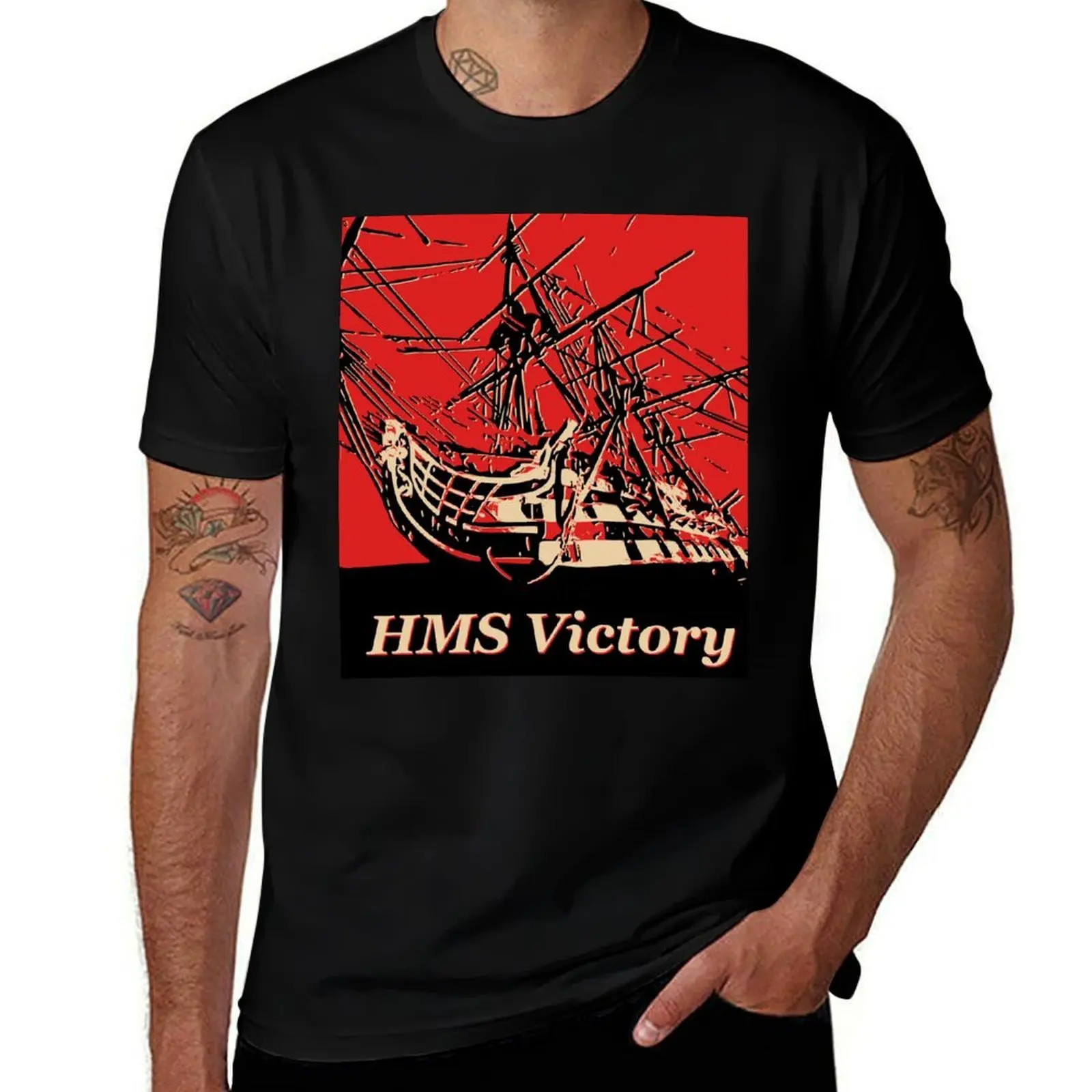 

HMS Victory T-Shirt Quick Dry Outdoor Sports T-Shirt